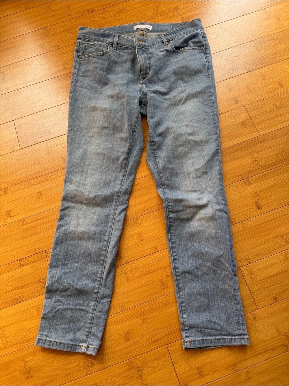 LOFT Light Wash Skinny Jeans